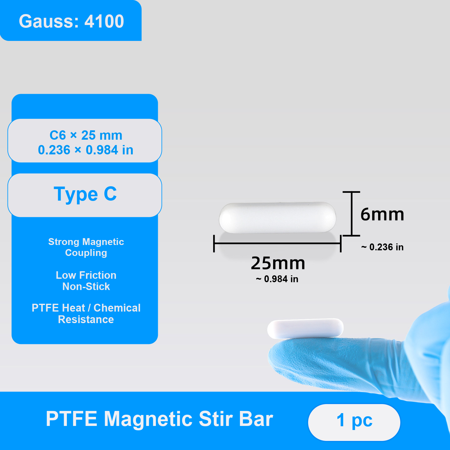 C6x25 mm (0.236x0.984 in) original nominal mm/in photograph