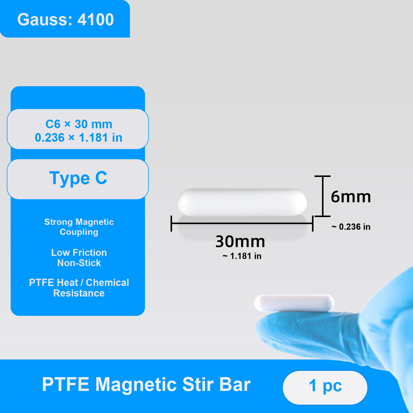 C6x30 mm (0.236x1.181 in) original nominal mm/in photograph