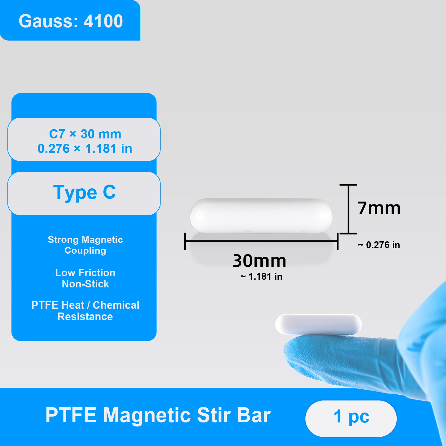 C7x30 mm (0.276x1.181 in) original nominal mm/in photograph