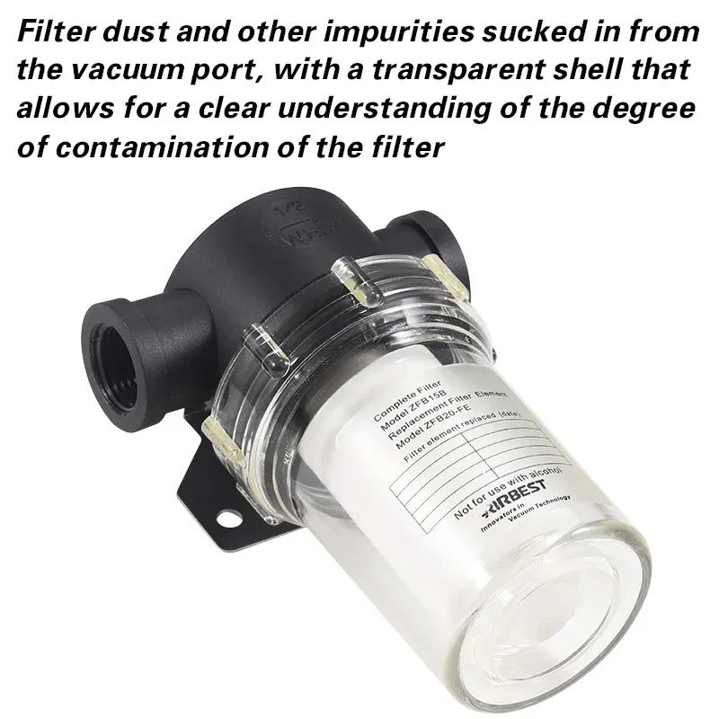 High precision vacuum pump filter cartridge ZFB/ABF-10-15-20-25-40