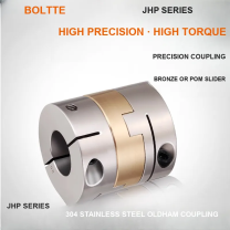 BOLTTE JHP 304 Stainless Steel Oldham Couplings — Bronze or POM Slider