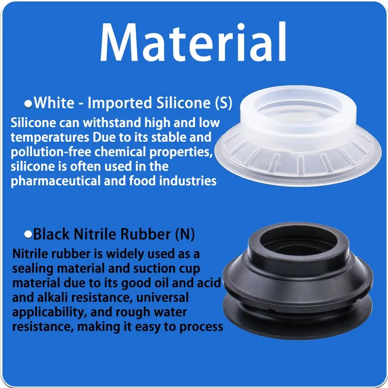 Zp3E-32/40/50/63/80/100/125/Um/Bm Series Accessories Smc Type Zp3E Manipulator Vacuum Suction Cup-BOLTTE