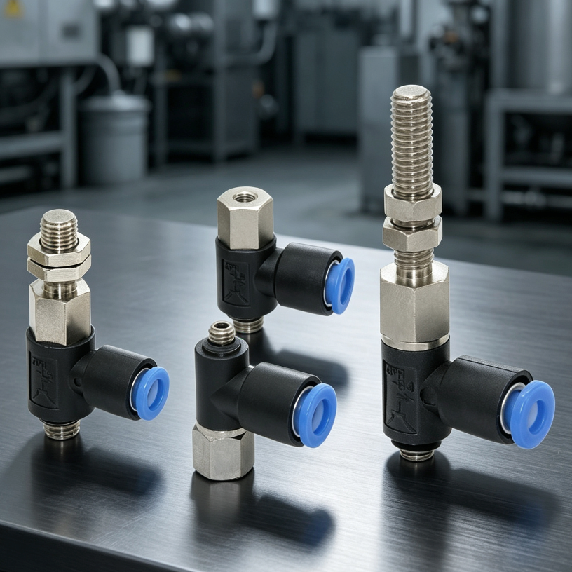 ZPRS/ZPRL Side-Port Vacuum Cup Holders and ZPT Adapters