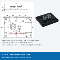 B Plate | Removable Plate Only