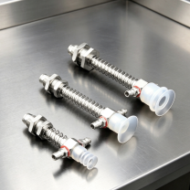 Small-Head Dual-Side Air-Inlet Vacuum Cup Buffer Mounts (L45–L100)