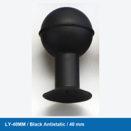 LY-40MM Long-Stem Manual Vacuum Pickup Bulbs, Blue & Black, 40 mm