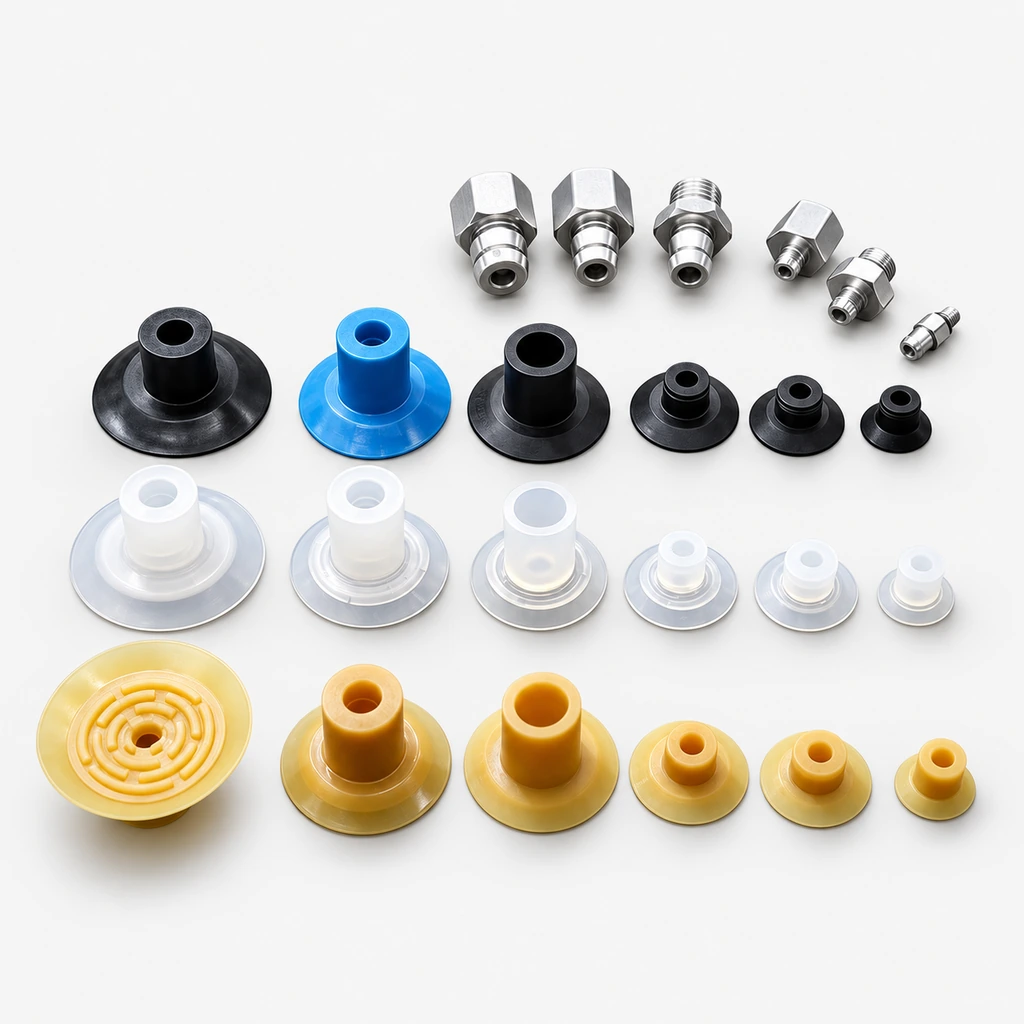 SGP Series Bag Opening Vacuum Suction Cups & Fittings