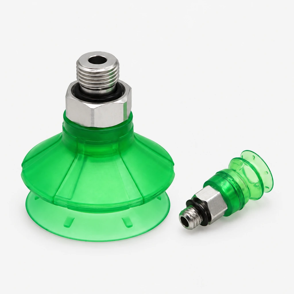 SPB1 Polyurethane Corrugated Vacuum Suction Cups & Fittings