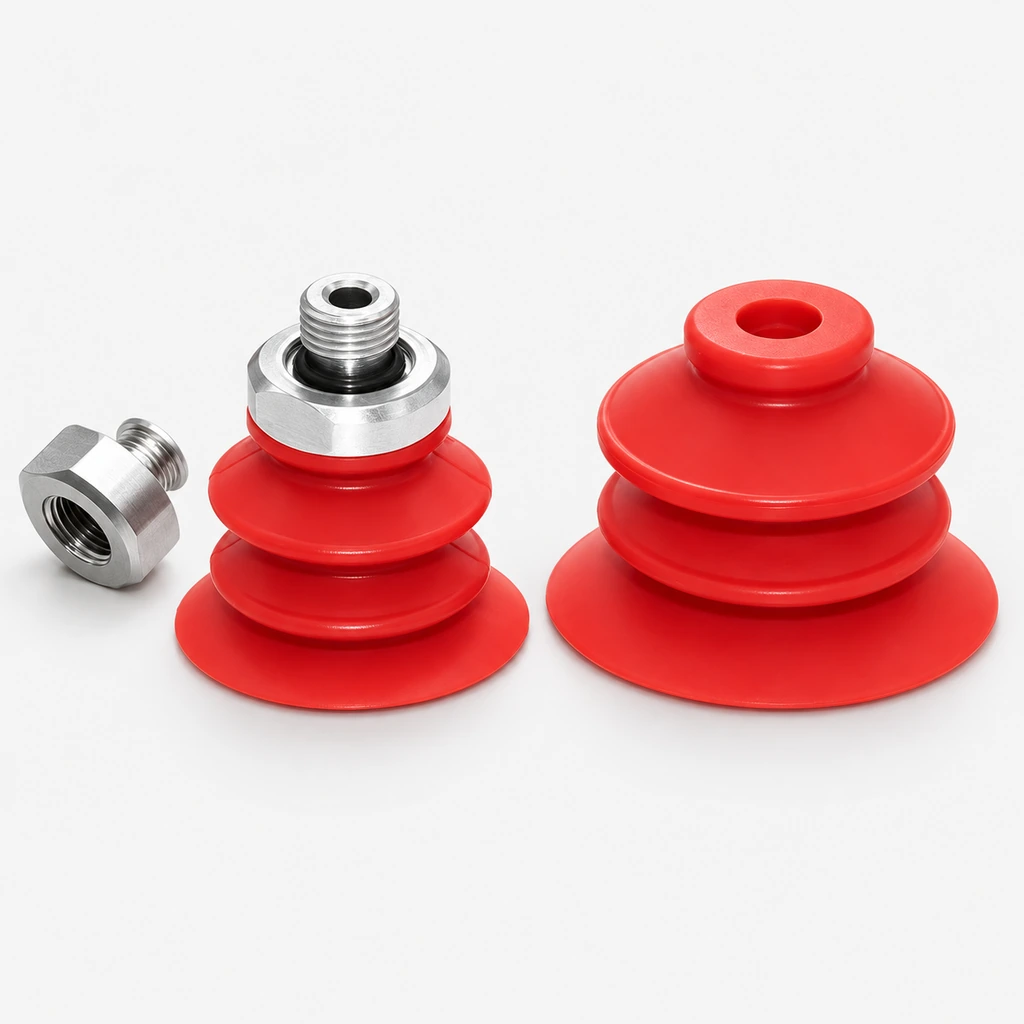 VBU Silicone Vacuum Suction Cups & Fittings