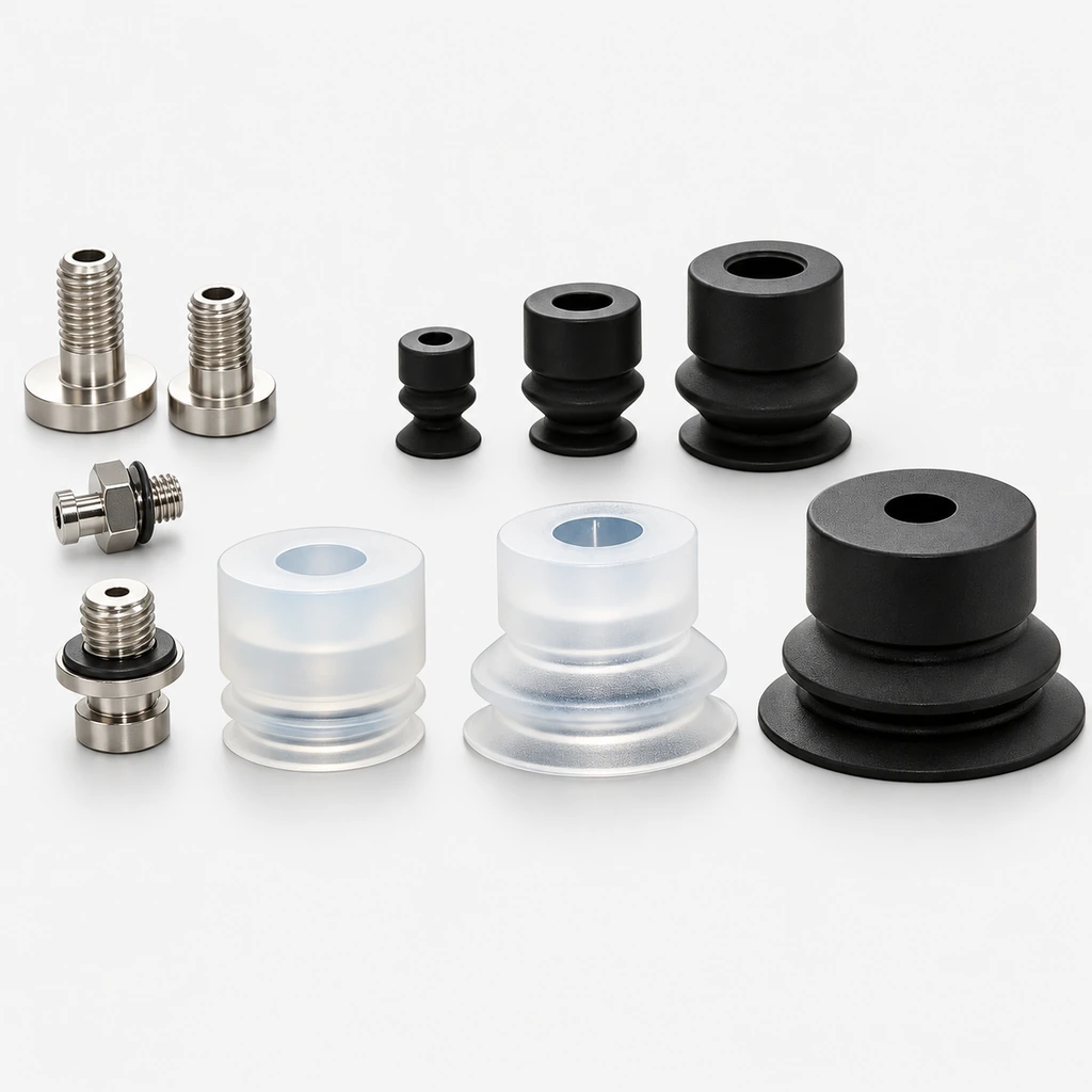 ZP2-B MB Series Bellows Vacuum Suction Cups & Adapters