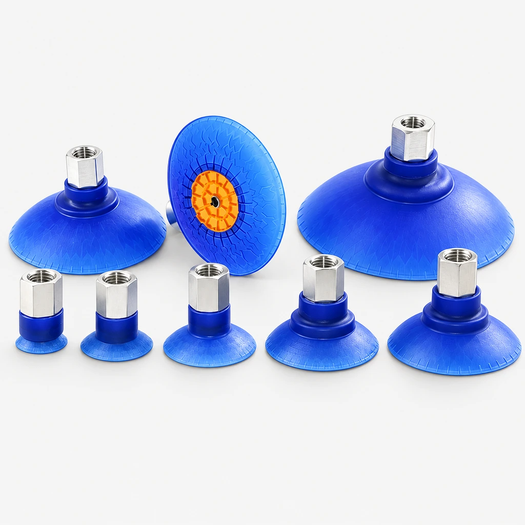 SAXM Elastodur ED-85 Vacuum Suction Cups with Female Thread