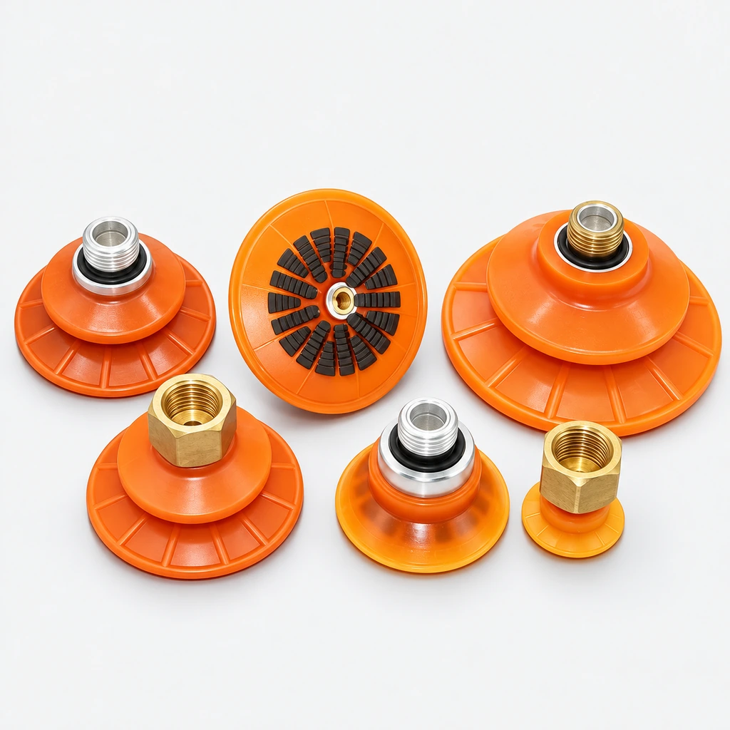 BFF FCF Polyurethane Vacuum Suction Cups with G3/8 Fittings
