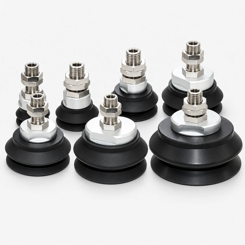 ZPT HB Heavy-Duty Vacuum Suction Cups with A14 A16 Fittings