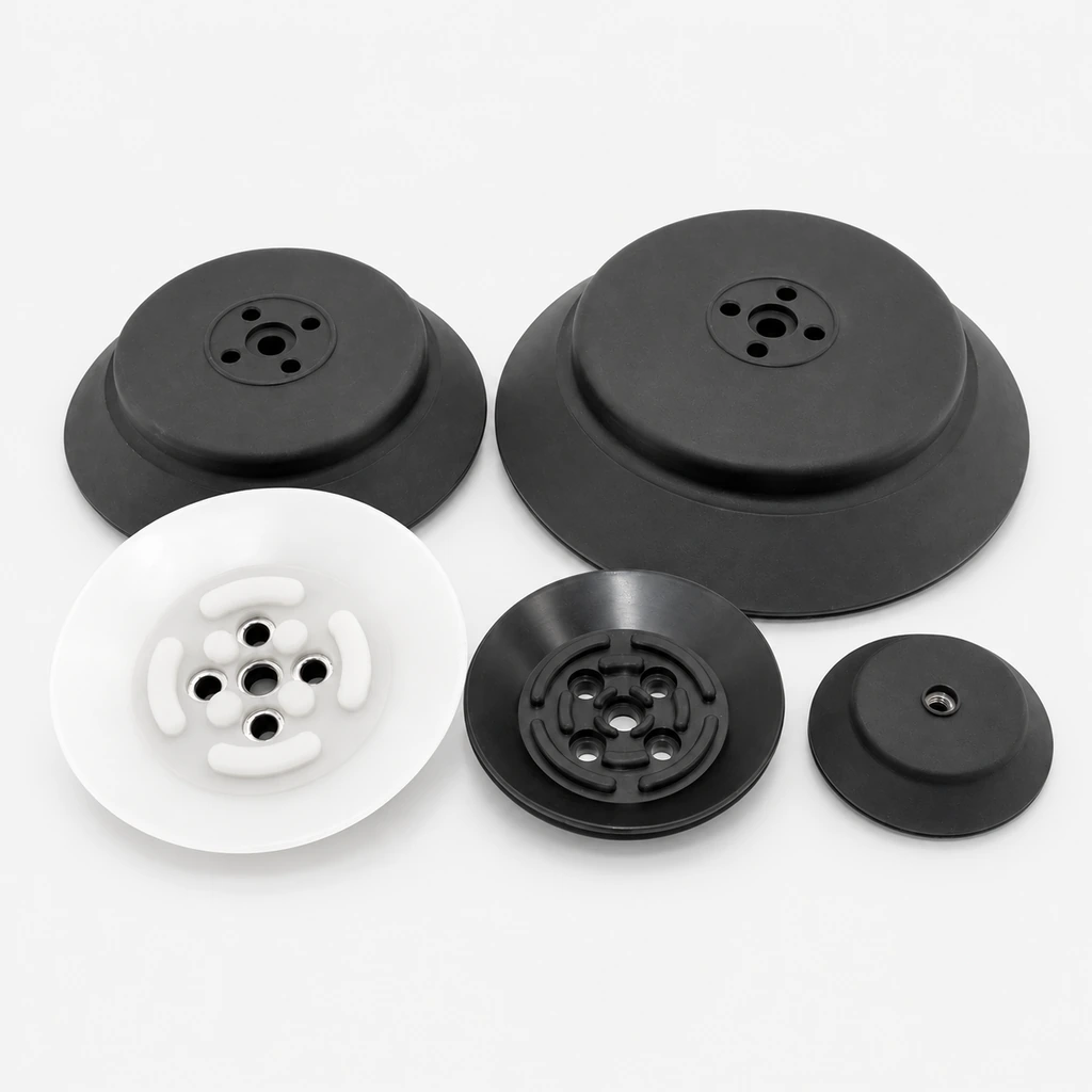 PFG PF PFYK Heavy-Duty Flat Vacuum Suction Cups
