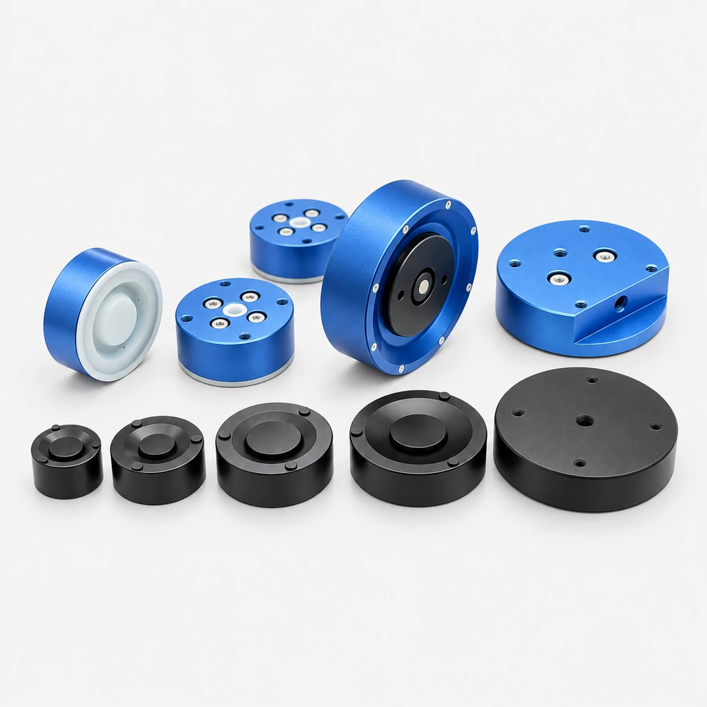 Non-Contact Photovoltaic Vacuum Gripper Cups and Floating Tooling