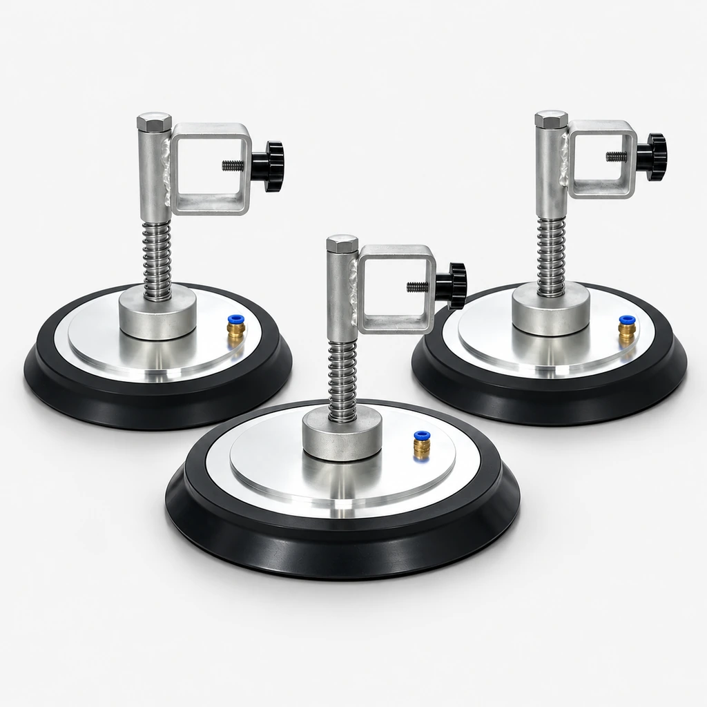 Heavy-Duty Vacuum Cups & Square-Tube Mount Assemblies – NBR/Silicone