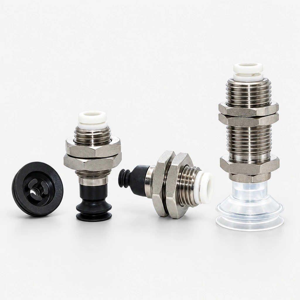 ZP3-T Compact Vacuum Cup Mounts – Silicone/NBR, M10/M12