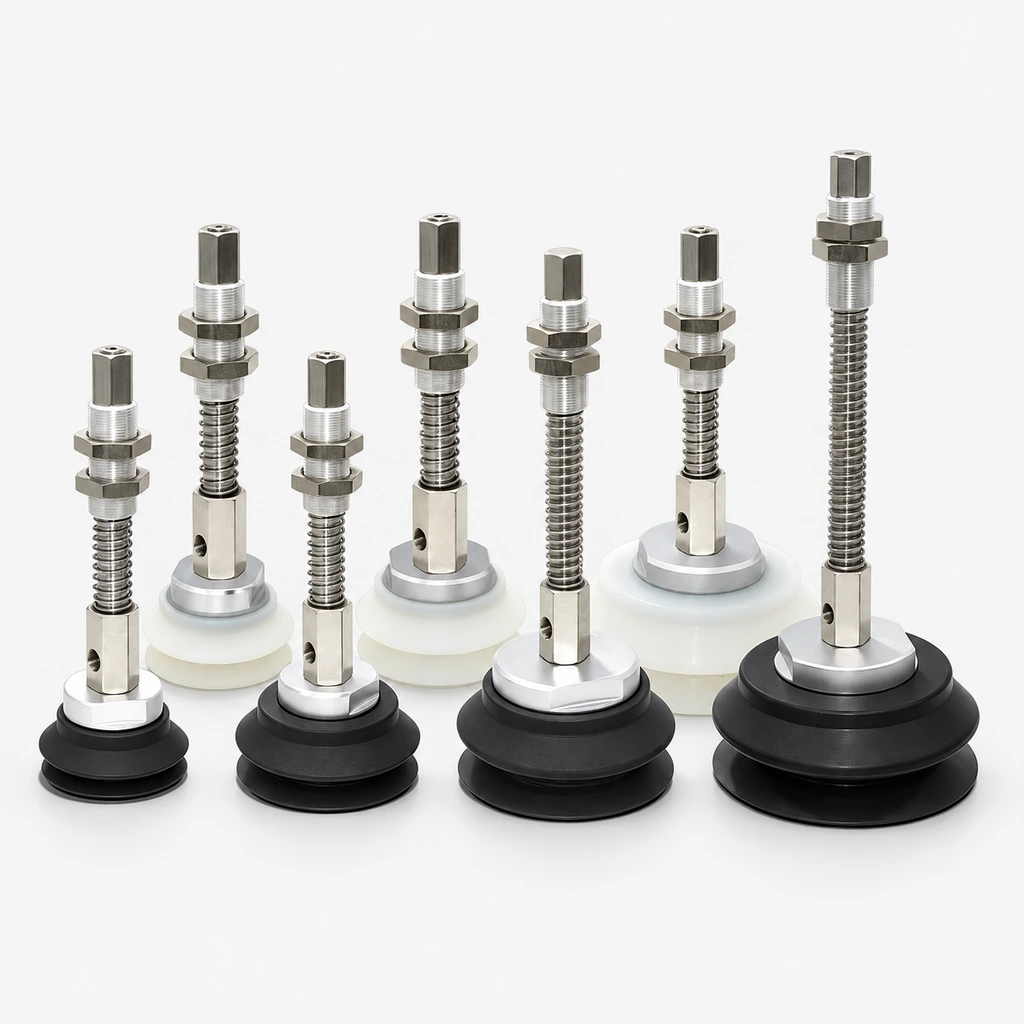 ZPX-HB Heavy-Duty Vacuum Cup Assemblies – Silicone/NBR, J25/J50/J75