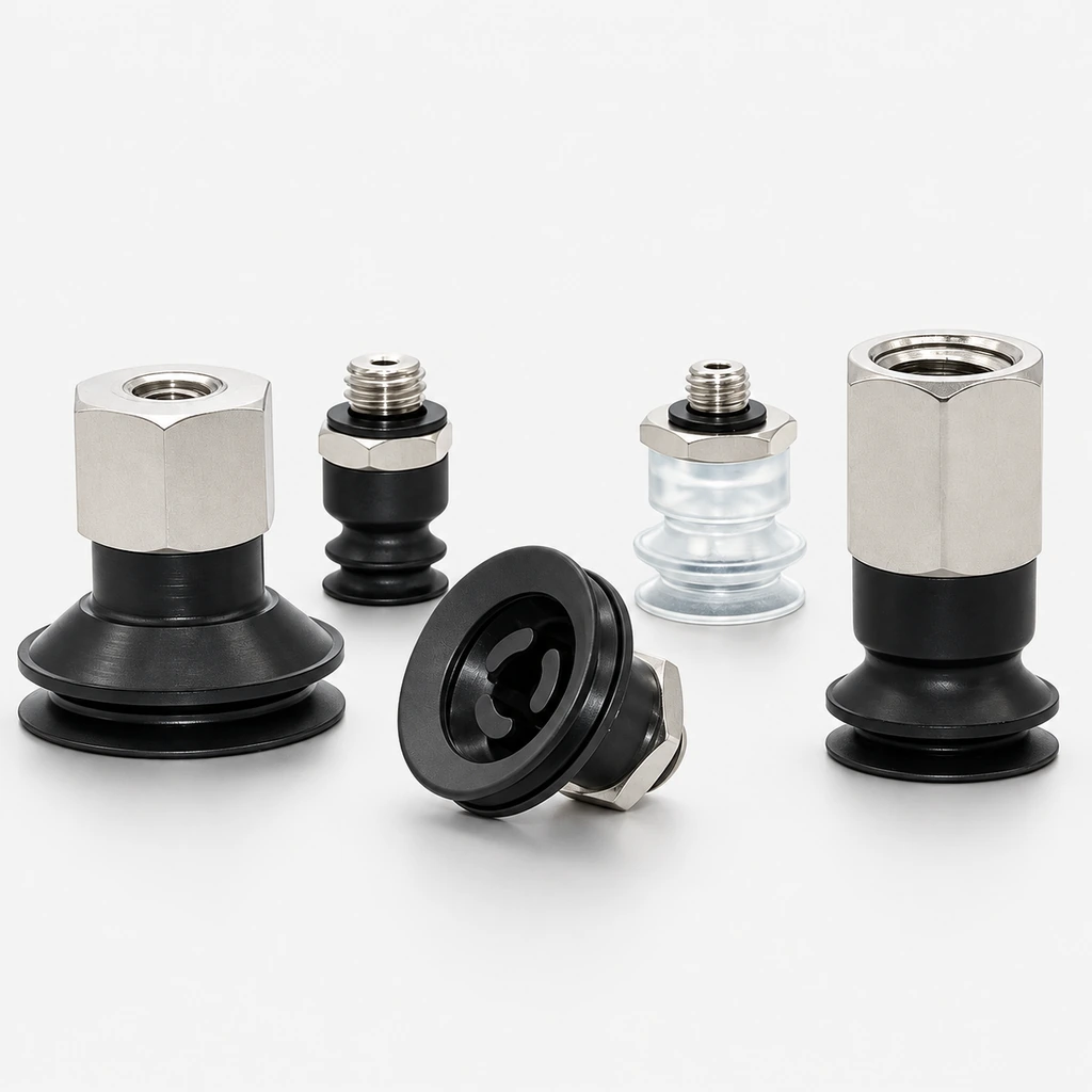 ZP3 Mini Vacuum Cups with A5/B5 M5 Mounts, 4–16 mm