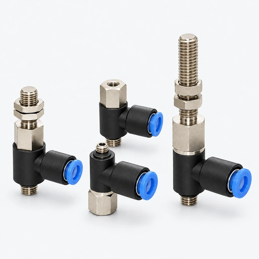 ZPRS/ZPRL Side-Port Vacuum Cup Holders and ZPT Adapters