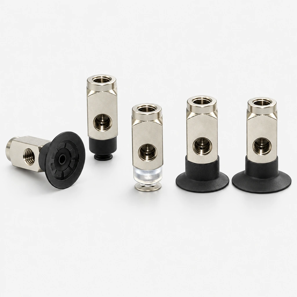 ZP3-Y Side-Port Mini Vacuum Cups, UMS/UMN, 4-16 mm, B5/B5