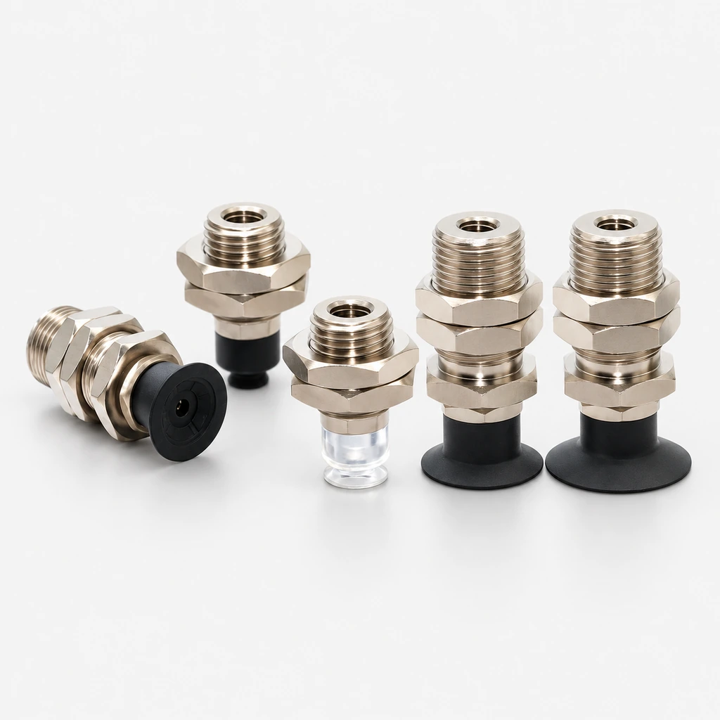 ZP3-T UMS/UMN/UMGS/UMGN Vacuum Cups with A10/A12 Base (4–16 mm)