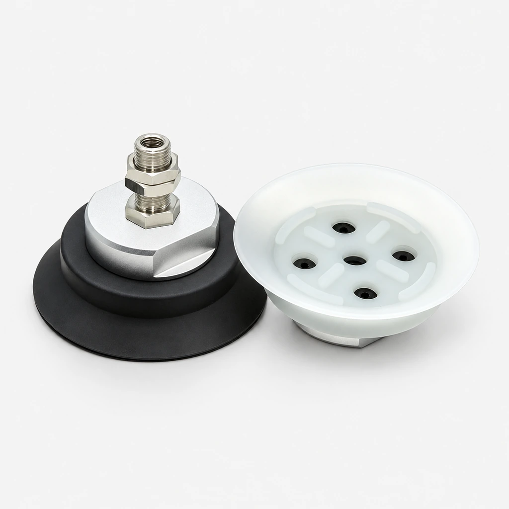 ZPT Heavy-Duty Vacuum Cups — HS & HN Types (32–125 mm)