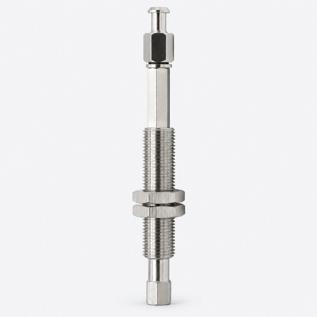Spring-Buffered Vacuum Cup Mounts — M8/M10, 53–160 mm