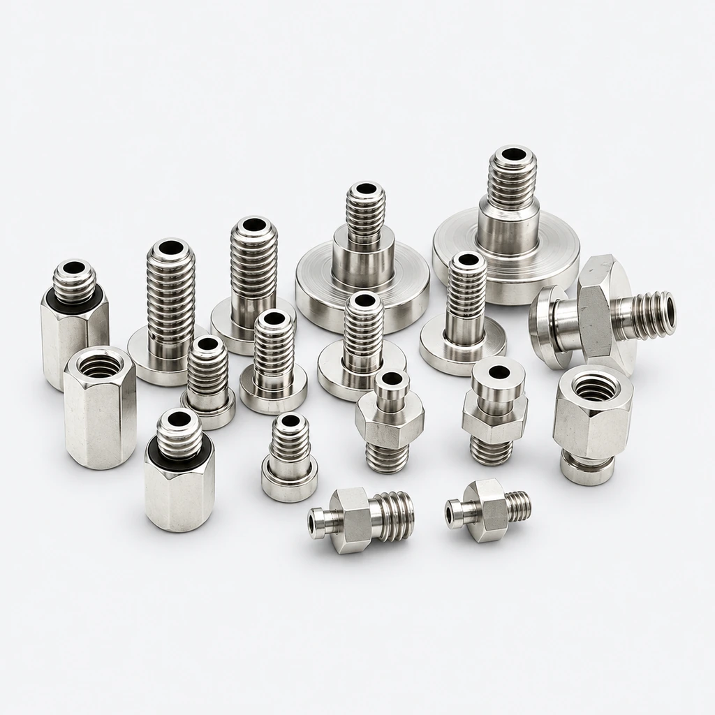 Threaded Vacuum Cup Mount Fittings — M3–M12