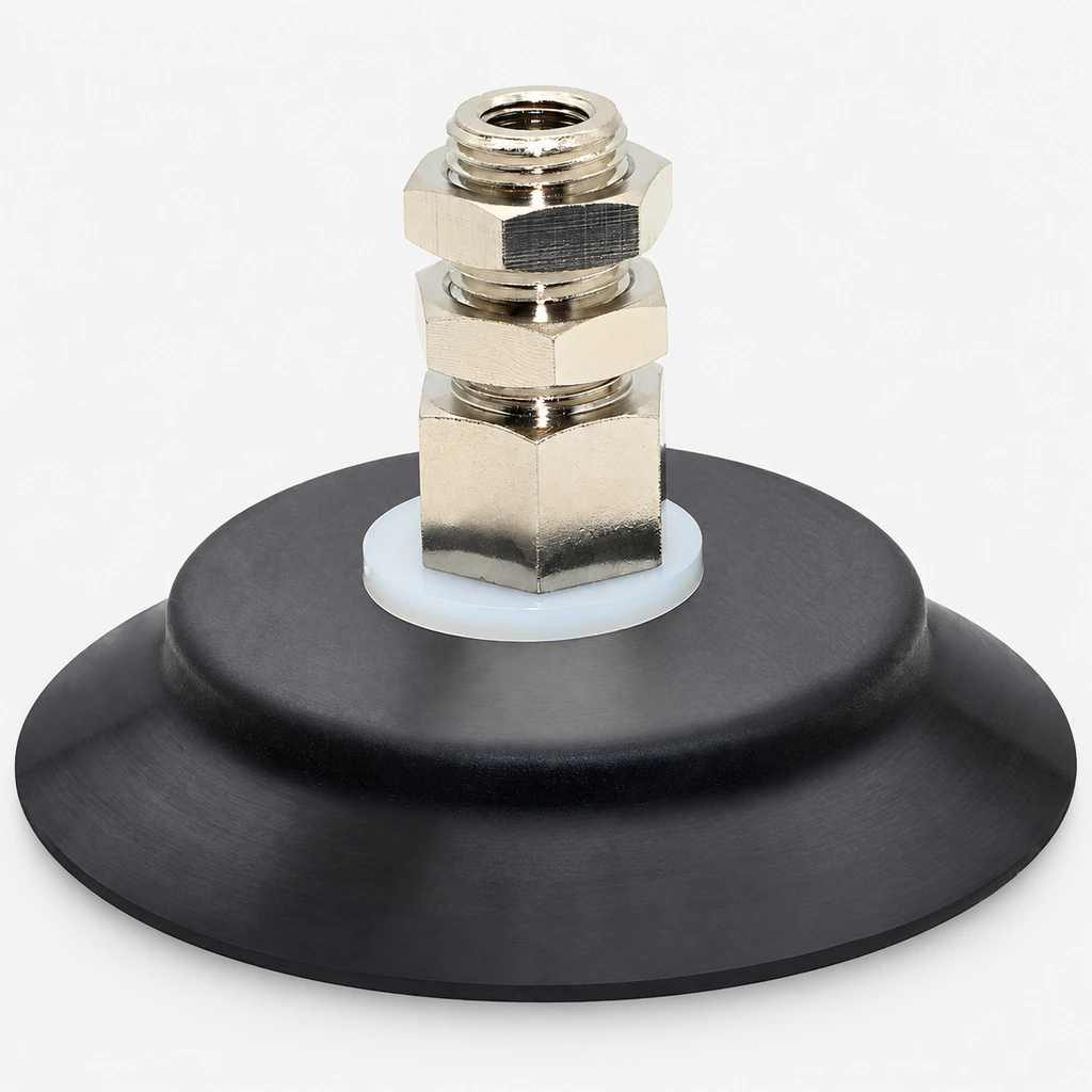 PFTK Vacuum Cup Assemblies — Silicone or NBR, 60–95 mm
