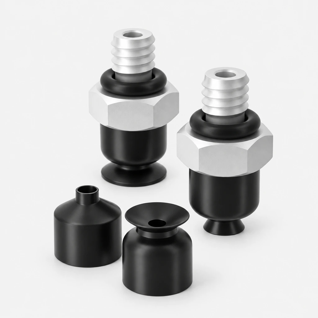 Mini Vacuum Cups, Holders and Fittings — V-J-WEP/WES Series