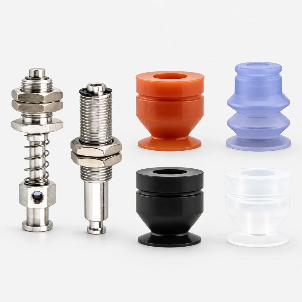 SRP, SRPF, SRK and SRKN Vacuum Cup Holder Assemblies