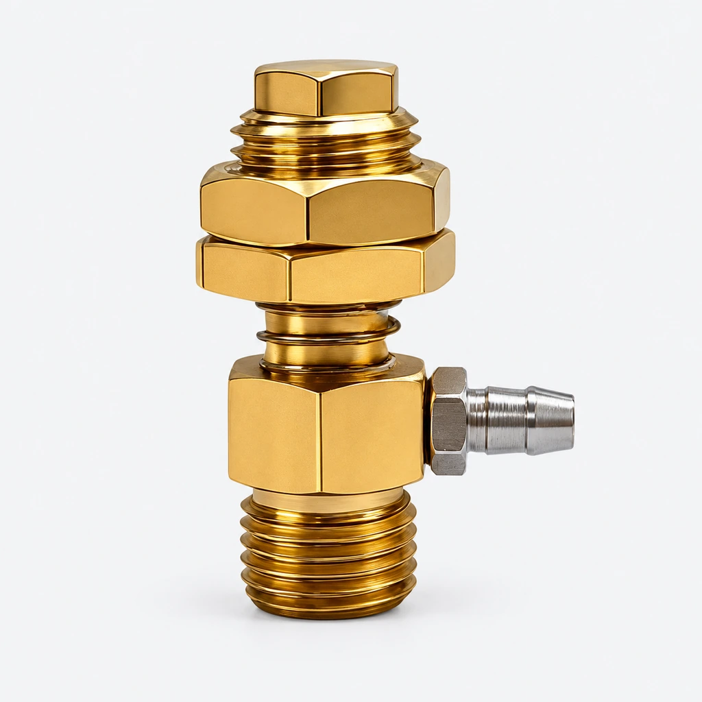 BOLTTE Side-Entry Rotary Vacuum Cup Buffer Fittings - M14/M16