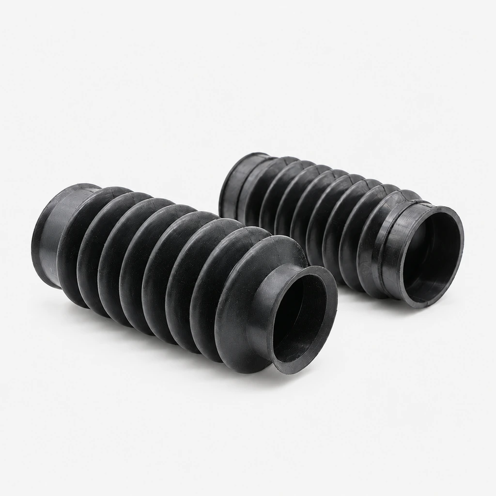 Straight Rubber Bellows Dust Boots, 12–97 mm Bore