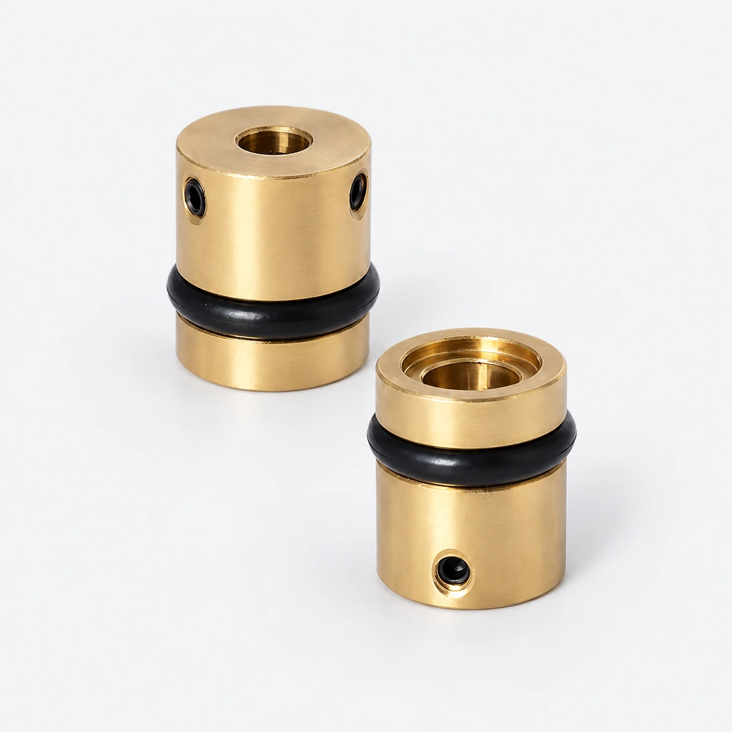 Brass Mounting Sleeves for SMT Vacuum Nozzles, 4.5 / 5 mm Bores
