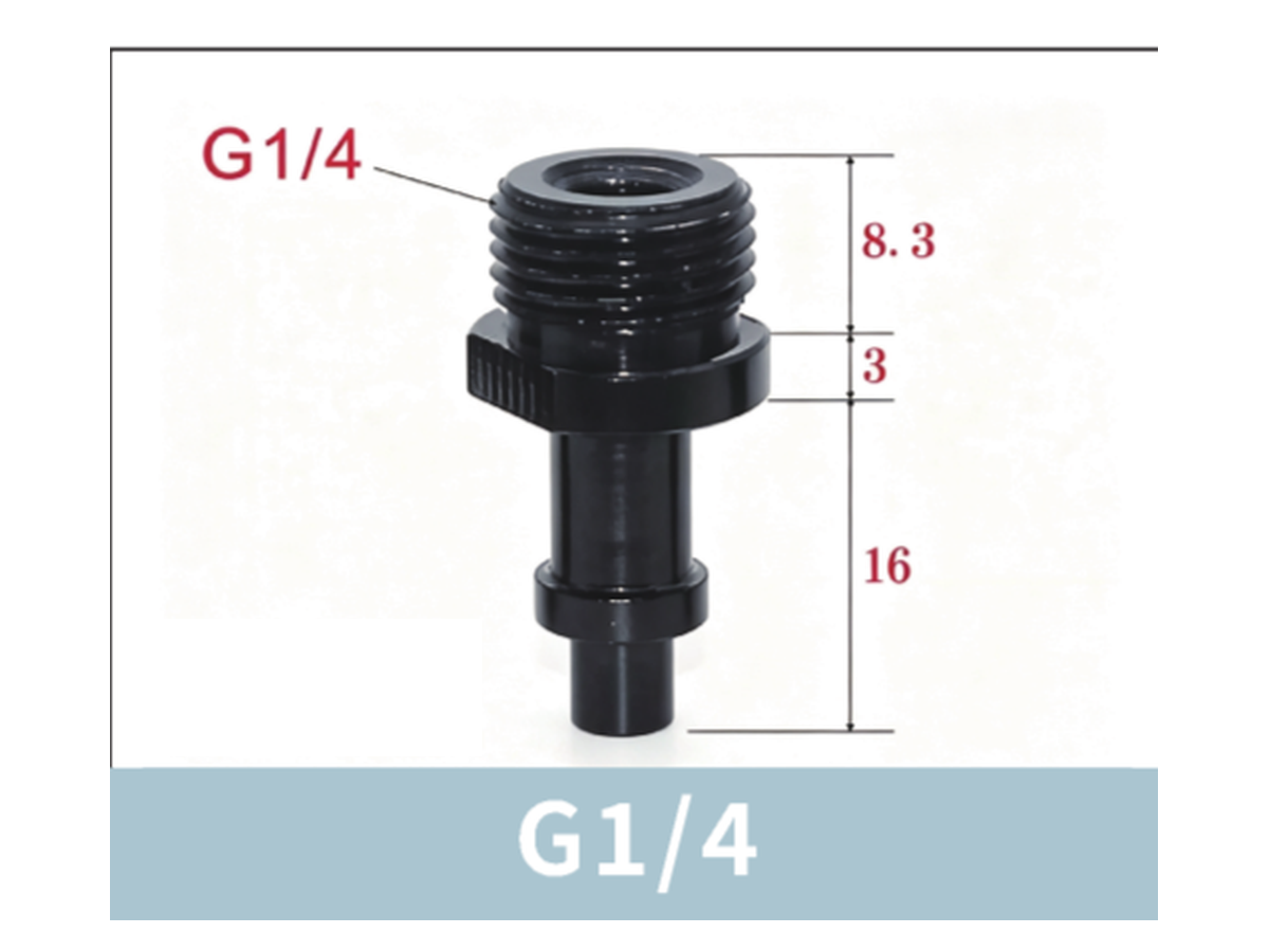 G1/4 Male Thread (Universal) | BOLTTE-AFS-G1-4-MALE-THREAD-UNIVERSAL | clean PDF product card