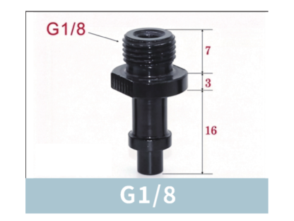 G1/8 Male Thread (Universal) | BOLTTE-AFS-G1-8-MALE-THREAD-UNIVERSAL | clean PDF product card