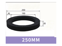250 mm Foam Ring - OD 250 / ID 190 / T 20 mm | BOLTTE-FR-RING-250OD-190ID-20T | clean PDF product card