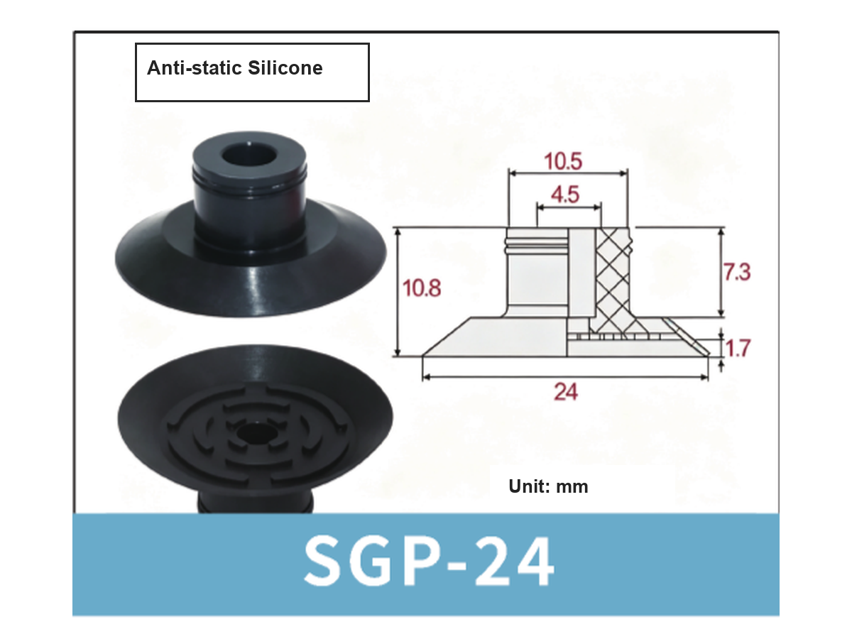 SGP Series Bag Opening Vacuum Suction Cups & Fittings
