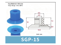 SGP Series Bag Opening Vacuum Suction Cups & Fittings
