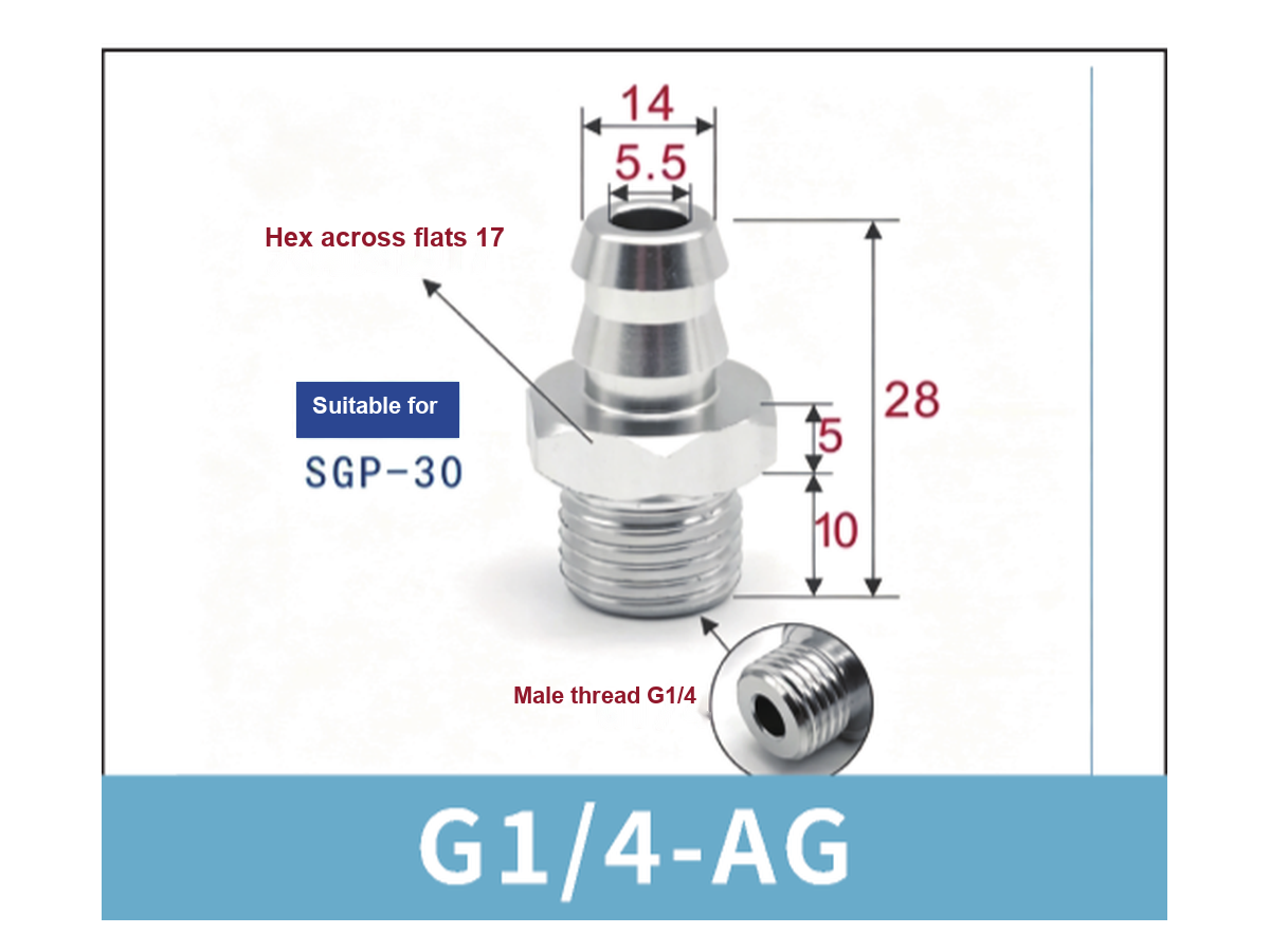 SGP Series Bag Opening Vacuum Suction Cups & Fittings