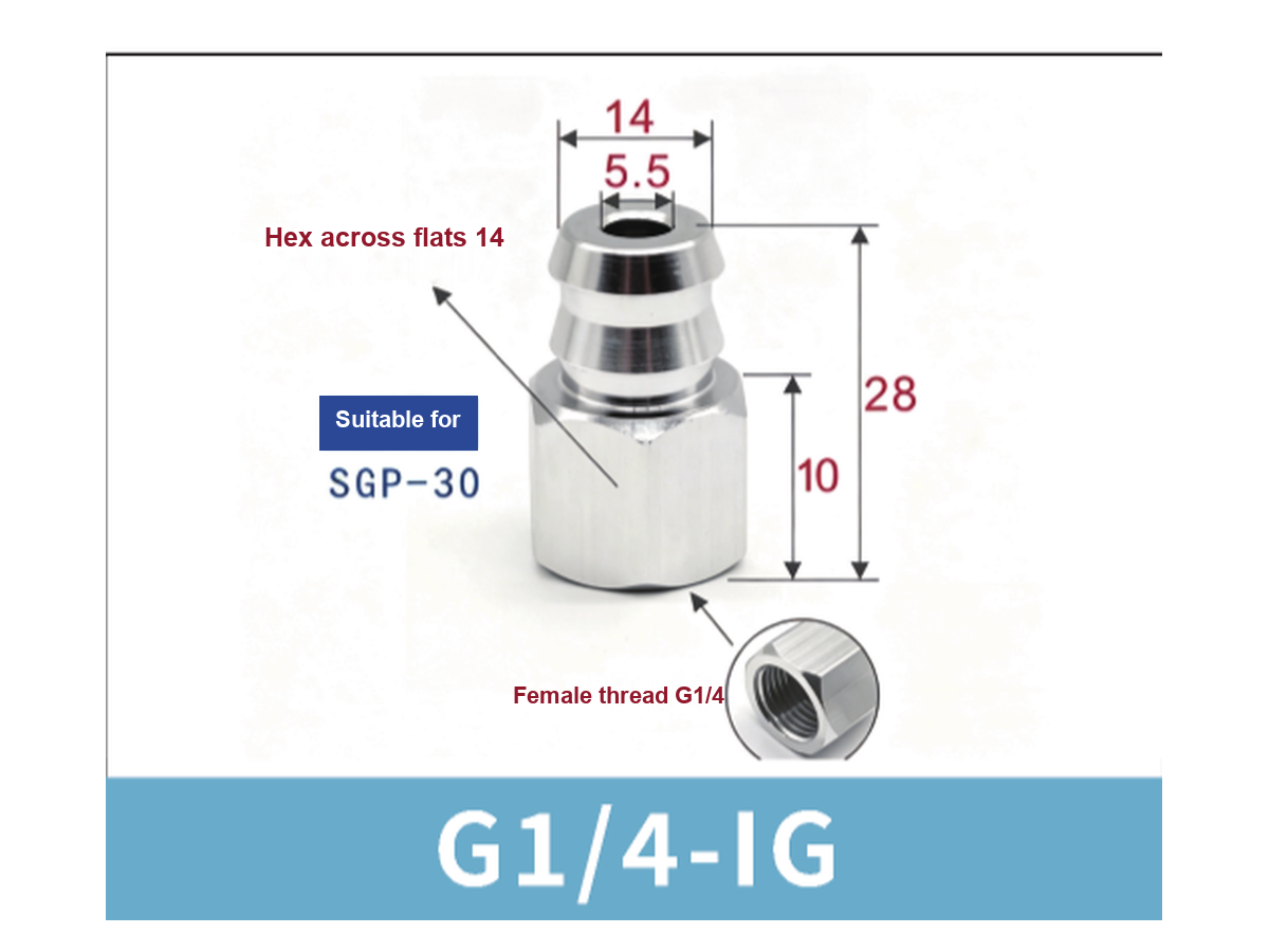 SGP Series Bag Opening Vacuum Suction Cups & Fittings