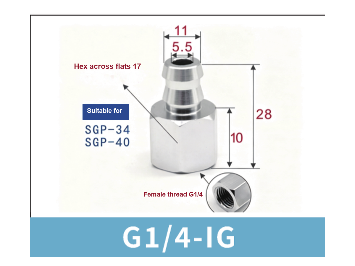 SGP Series Bag Opening Vacuum Suction Cups & Fittings