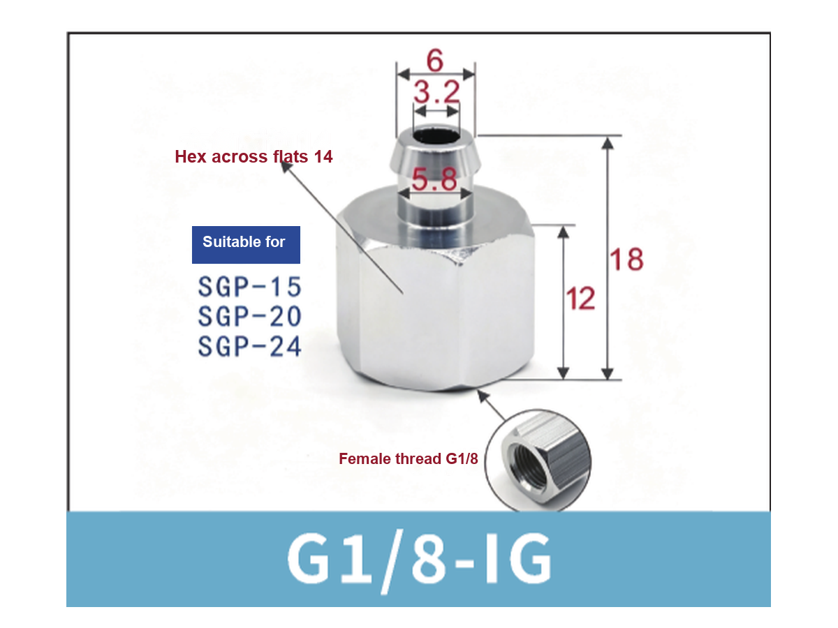 SGP Series Bag Opening Vacuum Suction Cups & Fittings