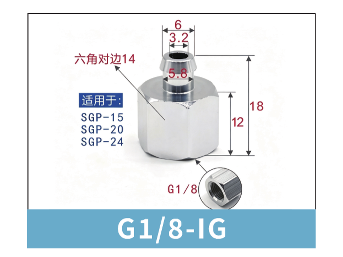 G1/8-IG Female Thread | BOLTTE-SGP-G1-8-IG-FEMALE-THREAD | PDF product card