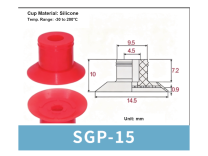 SGP Series Bag Opening Vacuum Suction Cups & Fittings