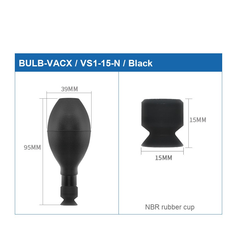 BULB-VACX / VS1-15-N / Black