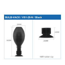 BULB-VACX / VS1-25-N / Black