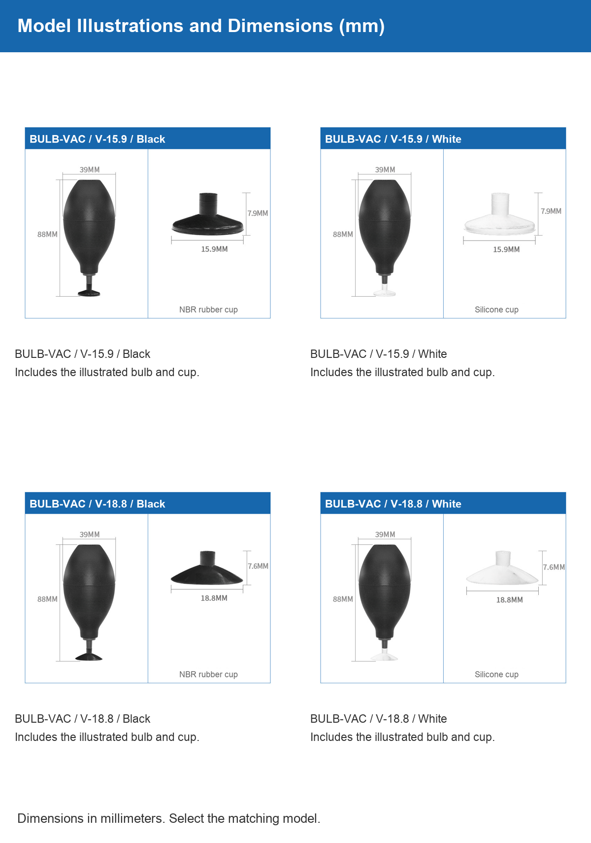 BULB-VAC vacuum pickup bulb 07 models 13 16