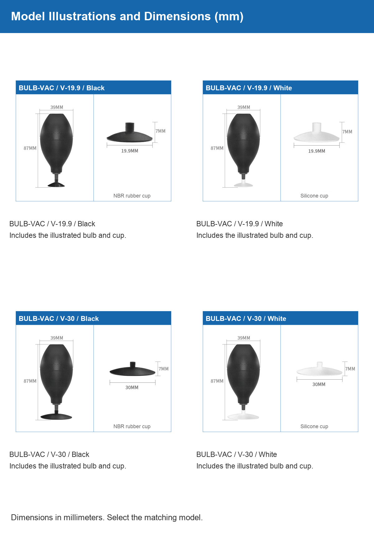 BULB-VAC vacuum pickup bulb 08 models 17 20